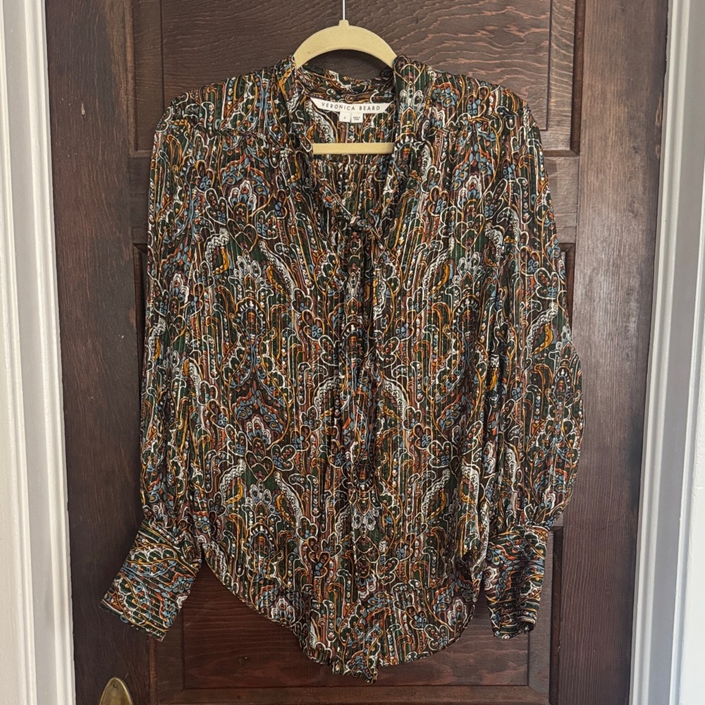 Veronica Beard Multicolor Patterned Blouse